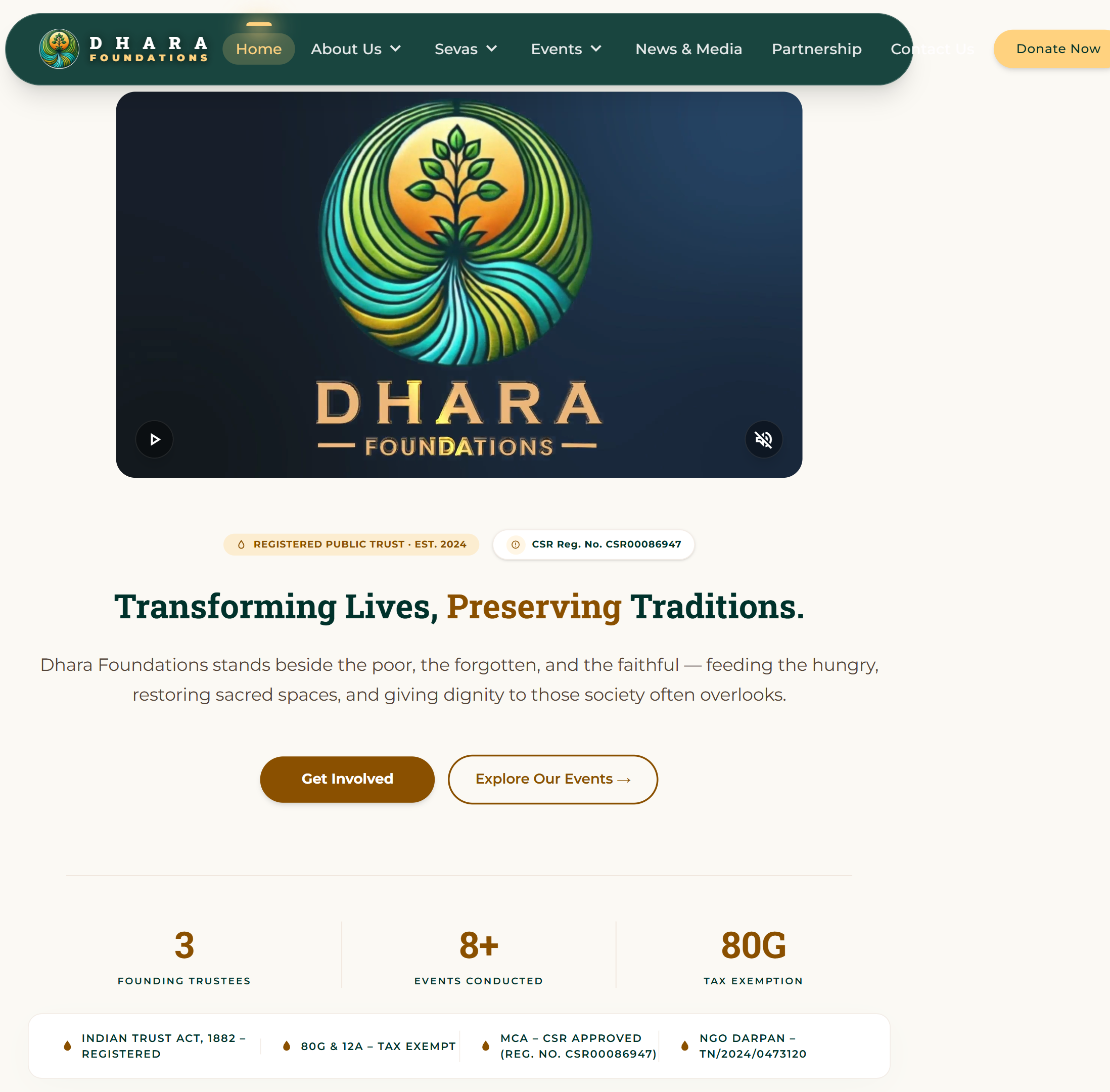 Dhara Foundations Strategy Roadmap